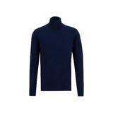 Fabrika Tam Balıkçı Yaka Slim Fit Düz Lacivert Erkek Kazak F5WM-KZK 2524 - 2XL