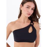 Fabrika Tek Omuz Bikini Üst 24-Rapıd, 36, 5003114474, Siyah, Kadın