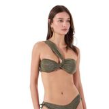 Fabrika Tek Omuz Bikini Üst ZETA, 42, 5003237534, Yeşil, Kadın
