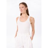 Fabrika U Yaka Basic Atlet K-LORKA, XS, 5002782849, Beyaz, Kadın