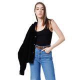 Fabrika U Yaka Basic Fitilli Atlet, XS, 5002782860, Siyah, Kadın