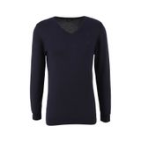 Fabrika V Yaka Basic Düz Lacivert Erkek Kazak F4WM-KZK 2842