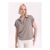 Fabrika Vizon Kadın Loose Fit Polo T-Shirt F6SL-TST0176