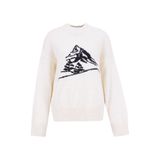 Fabrika Yarım Balıkçı Yaka Loose Fit Jakarlı Ekru Kazak Kadın F5WL-KZK0263 - XS