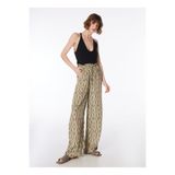 Fabrika Yeşil - Çok Renkli Kadın Bol Kesim Pantolon F4SL-PNT0404