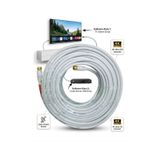 Fabrikasyon Gold Uç F Konnektörlü 20 Metre Lnb Uydu Kablosu - Tv Anten Bağlantı Kablosu