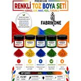 Fabrikone 5'li Set Premium Parafin Soya Wax Toz Mum Boyası Hobi Seti - 5 cc (Kırmızı, Sarı, Mavi, Yeşil, Turuncu) BKFAB5KSRMYT5G