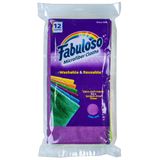 Fabuloso Mikrofiber Temizleme Bezleri, 12 ct, Gökkuşağı Renkleri | Yüzeyler ve Ahşap Mobilyalar için Tüy Bırakmayan, Çiziksiz Temizleme Bezleri | Kalın ve Parlak Temizlik Deneyimi için Mikrofiber