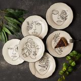 Face 6 Kişilik Pasta Takımı - 0,035 gr