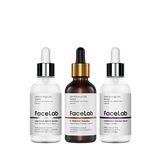 Facelab 3'lü Cilt Bakım Seti - C Vitamini Serumu + Kolajen Serumu + Leke Karşıtı Serum