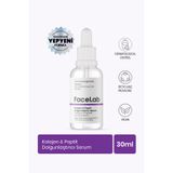 FaceLab Canlandırıcı Kolajen Serum 30 ml – Anti-Age Sıkılaştırıcı & Elastikiyet Destekleyici Yüz Serumu | Peptit Serum | Yaşlanma Karşıtı Serum | Göz Çevresi Serumu | Anti Aging | Dolgunlaştırıcı Serum