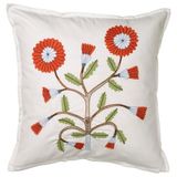 FACELIOR beyaz-turuncu 50x50 cm kırlent kılıfı - 50611507 | IKEA 50x50 cm kırlent kılıfı