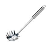 Fackelmann 40477 30 cm Nirosta Oval Griff Spaghetti Kepçe