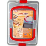 Fackelmann Dr. Oetker 1012 Bake&go Kapaklı Fırın Tepsisi 42 x 29 cm
