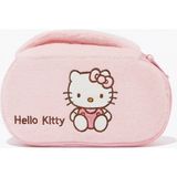 Facnspt Hello Kitty Peluş Fermuarlı Çok Amaçlı Mini Çanta - 276-Pembe