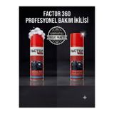 Factor 360 Profesyonel Araç İçi Temizlik Köpüğü + Torpido Parlatıcı (çilek kokulu) 500 ml Seti (İkili Avantaj Paketi)