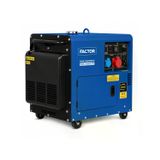 Factor KDK10000SC3 Kabinli Marşlı Dizel Trifaze Jeneratör 9,4 kVa