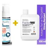 Factor100 100 ml Ultra Nemlendirici Spf50+ Leke Karşıtı Yüksek Korumalı +E2'quality Diş Beyazlatıcı Köpük