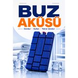 Factorial Buz Aküsü Jel İçerikli Soğutucu Kaset Termos Çanta Buzluk Piknik Kamp Seyahat Yolculuk İçin