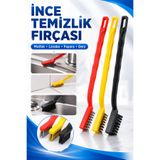 Factorial Girintili Yüzey Dip Köşe İnce Bakır Lavabo Temizleme Fırçası Fonksiyonel Tasarım Kullanışlı ve Şık