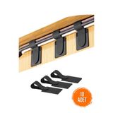 Factorial Kablo Düzenleyici Cırt Cırtlı Bant Tekrar Kullanılabilen Organizer Tutucu
