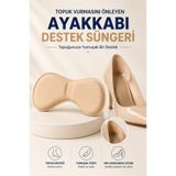 Factorial Topuk Vurma Önleyici Sünger Siyah 1 Çift Ayakkabı Daraltma Pedi Topuklu Ayakkabı Koruyucu