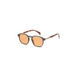 Fadaro Turuncu Cam Desenli Sap Retro Oval Kemik Unisex UV400 Vintage Retro Güneş Gözlüğü