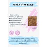 FADHILA ORGANICS Leke & Karşıti, Arındırıcı, Temizleyici Afrika Siyah Sabunu, %100 Doğal 125gr