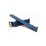FADO Akıllı saat Uyumlu Deri Saat Kordonu 34mm /42mm mavi aparatlı dop16696082igo