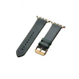 FADO Akıllı saat Uyumlu Lüks Deri Saat Kordonu Kroko 32mm/38mm YEŞİL
