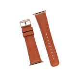 FADO APPLE Watch Uyumlu Lüks Deri Saat Kordonu 32mm/38mm TABA