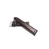 Fado& Her Saate Uyumlu Hakiki Croco Deri Saat Kordonu 22 Mm (296) Kahverengi