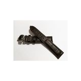 Fado &Hertür Saate &Uygun Kelebek Toka 22 Mm Koyu Kahve Kordon(178) Gumuş Toka