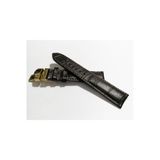 Fado &Hertür Saate &Uygun Kelebek Toka 24 Mm Koyu Kahve Kordon (187) Altın Toka