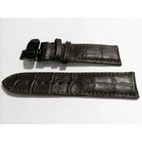 Fado &Hertür Saate &Uygun Kelebek Toka 24 Mm Koyu Kahve Kordon (197) Siyah Toka