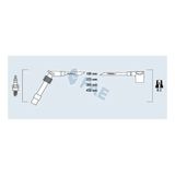 FAE Buji Kablosu Takımı Opel Corsa B-Combo B-Astra F 93>00 1.2-1.4i C12NZ-X12SZ-14NZ-X14SZ