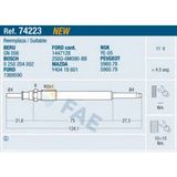 FAE Mtxdpn Kizdirma Bujisi P107-P206-P207-P307-P308-P407-P508-P607-P2008-P3008-P5008-PARTNER-BERLINGO-EXPERT-BI Pper-Jumpy-Nemo-C1-C2-C3-C5-C6-C8-Xsara-C-Max 03- Focus Ii 04- 1.4-1.6 Hdi-Tdci Geçmeli Ti