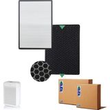 Faf / Arzum AR0150 Optima Air Filtre Hava Temizleyici Uyumlu Hepa + Karbon Birleşik Filtre - Beyaz