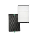 FAF FİLTER 2 Adet Set Karcher Af50 Hava Temizleyici Uyumlu Hepa + Karbon Birleşik Filtre Natural Beyaz