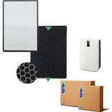 Faf / Sharp KC-C70 E Hava Temizleyici Uyumlu Hepa + Karbon Birleşik Filtre - Beyaz