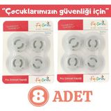 Fafatara Bebek Çocuk Priz Emniyet Kapağı 8 Adet