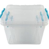 Fafatara Kilitli Kare Saklama Kabı 3'lü Set (2400ML,1200ML,550ML)
