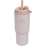 Fagel Fenix 600 ml Triple Sip Pale Peach Çift Katmanlı Paslanmaz Çelik Termos Matara