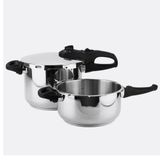 Fagor Duo 4+6 lt Gri Düdüklü Tencere