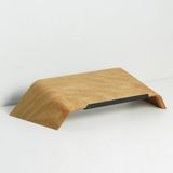Fagus Wood Dayanıklı Ahşap Notebook Yükseltici ve Tutucu Masa Üstü Laptop Standı - Açık Kahverengi