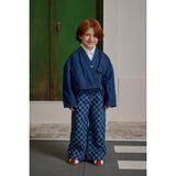 Fahhar Kids Denim Kimono Ceket Koyu Mavi - 6 - 7 Yaş
