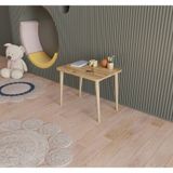 Fahrettin Küçük Montessori Çocuk Masası Çalışma Masası Aktivite Masası Oyun Masası 45x60 cm Açık Çam