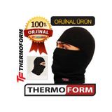 Fai Thermoform Termal Kar Maskesi Bere Polar Boyunluk Bandana Siyah