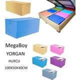 faial 2 Adet Mega Yorgan Hurcu 100X50X40Cm Büyük Boy Hurç Eşya Taşıma