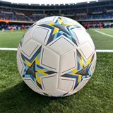 Faial Şampiyonlar Ligi Kabartmalı Yüzey Futbol Topu Sert Zemin Halı Saha Futbol Topu - Lacivert